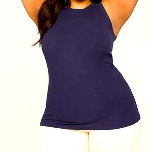 Lane Bryant Women's Navy Tank Top 18/20